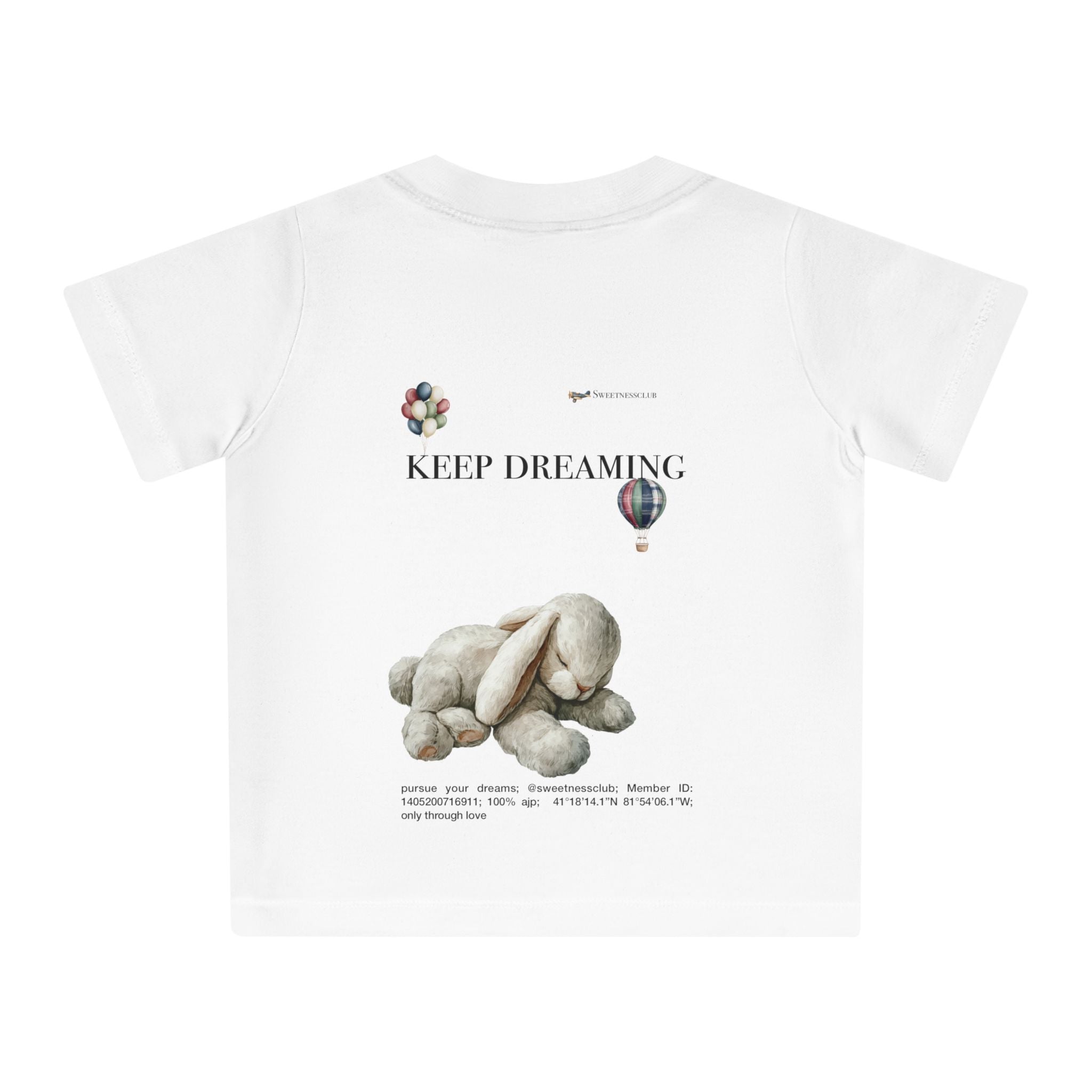 Sweetnessclub Dreamers Collection – "Keep Dreaming" Baby Tee