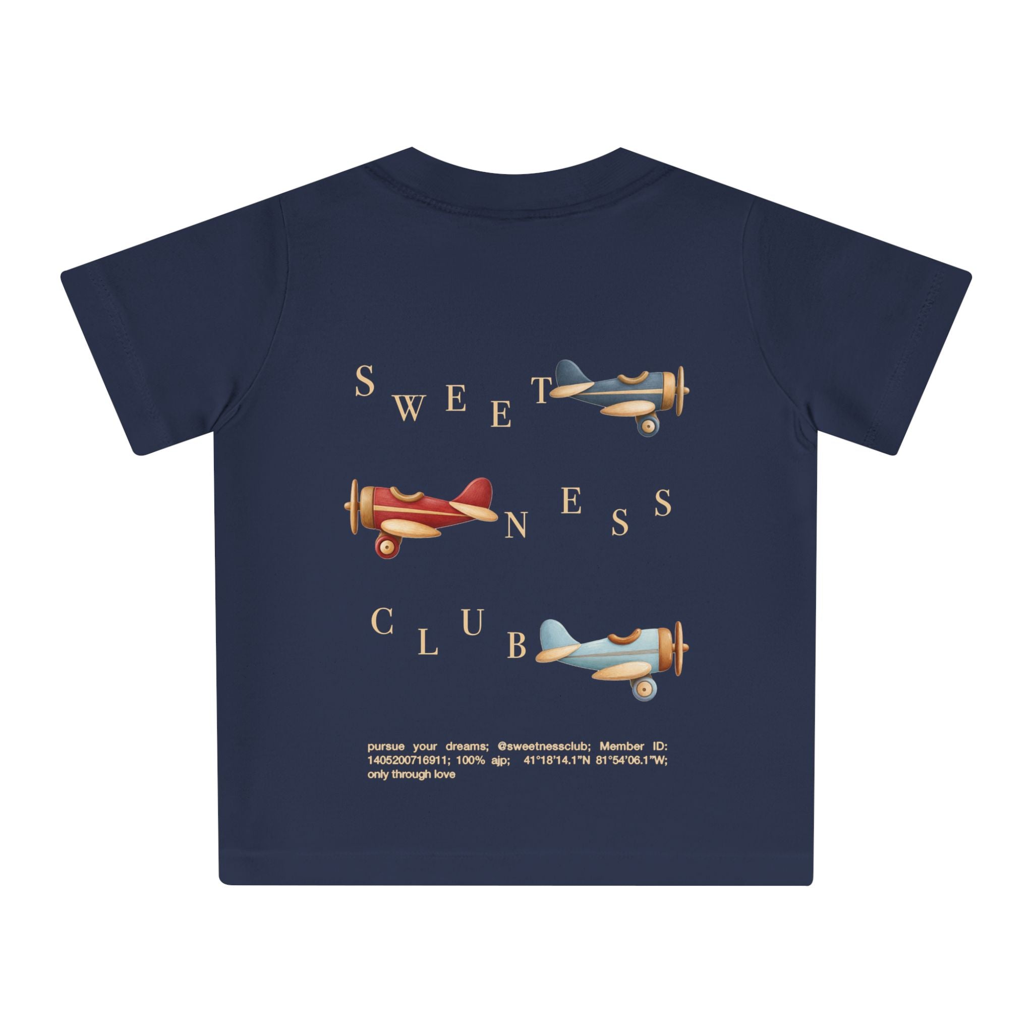 Sweetnessclub Toys Collection – "Tiny Pilot" Baby Tee