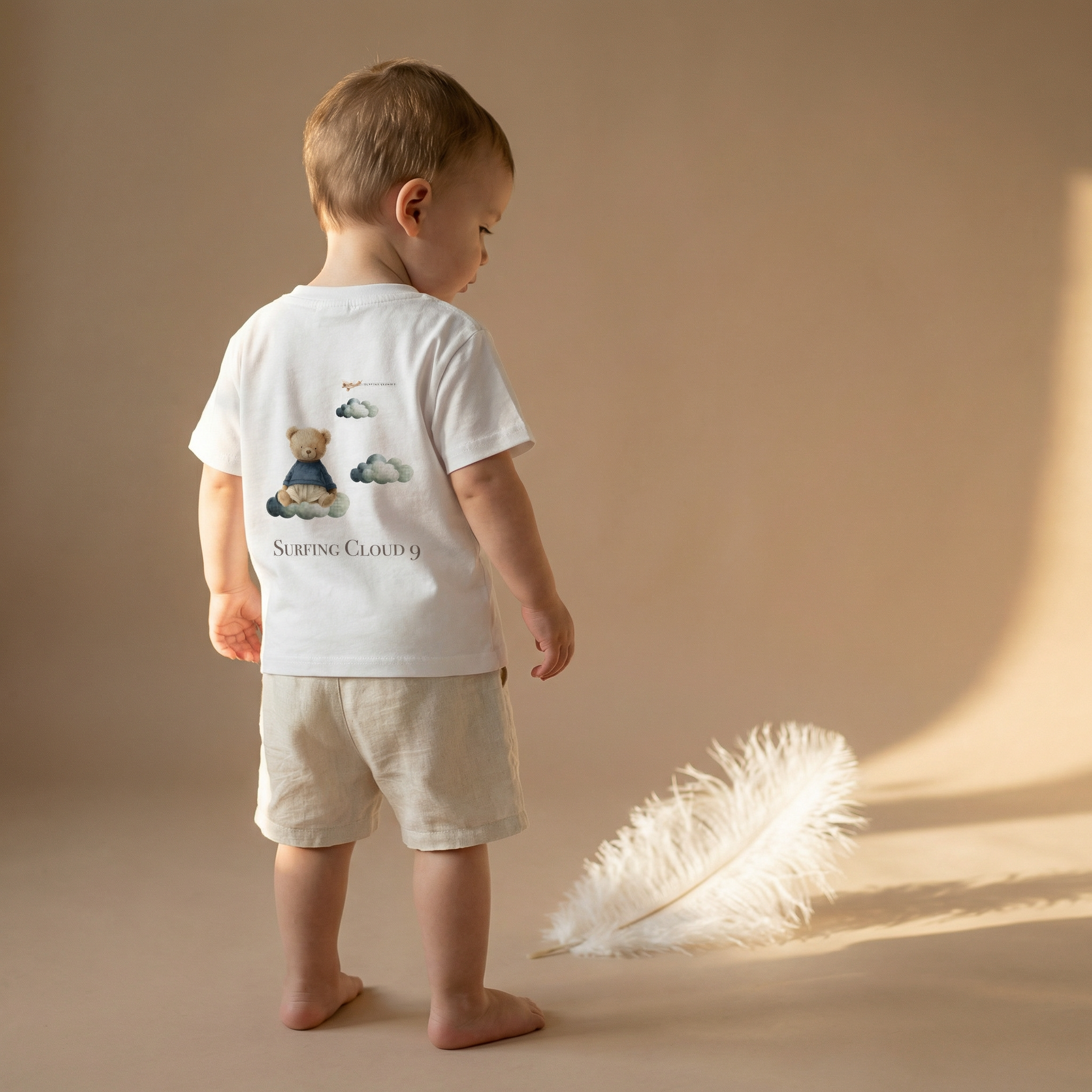 Sweetnessclub Dreamers Collection – "Surfing Cloud 9" Baby Tee