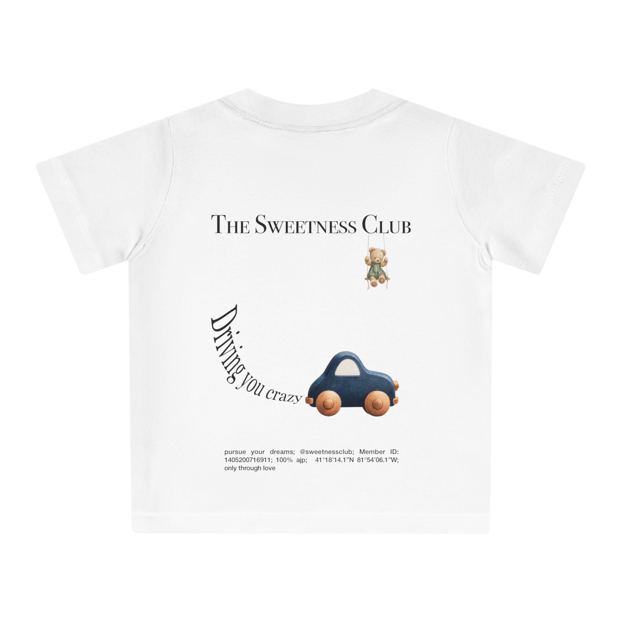 Sweetnessclub Toys Collection – "Driving you crazy" Baby Tee